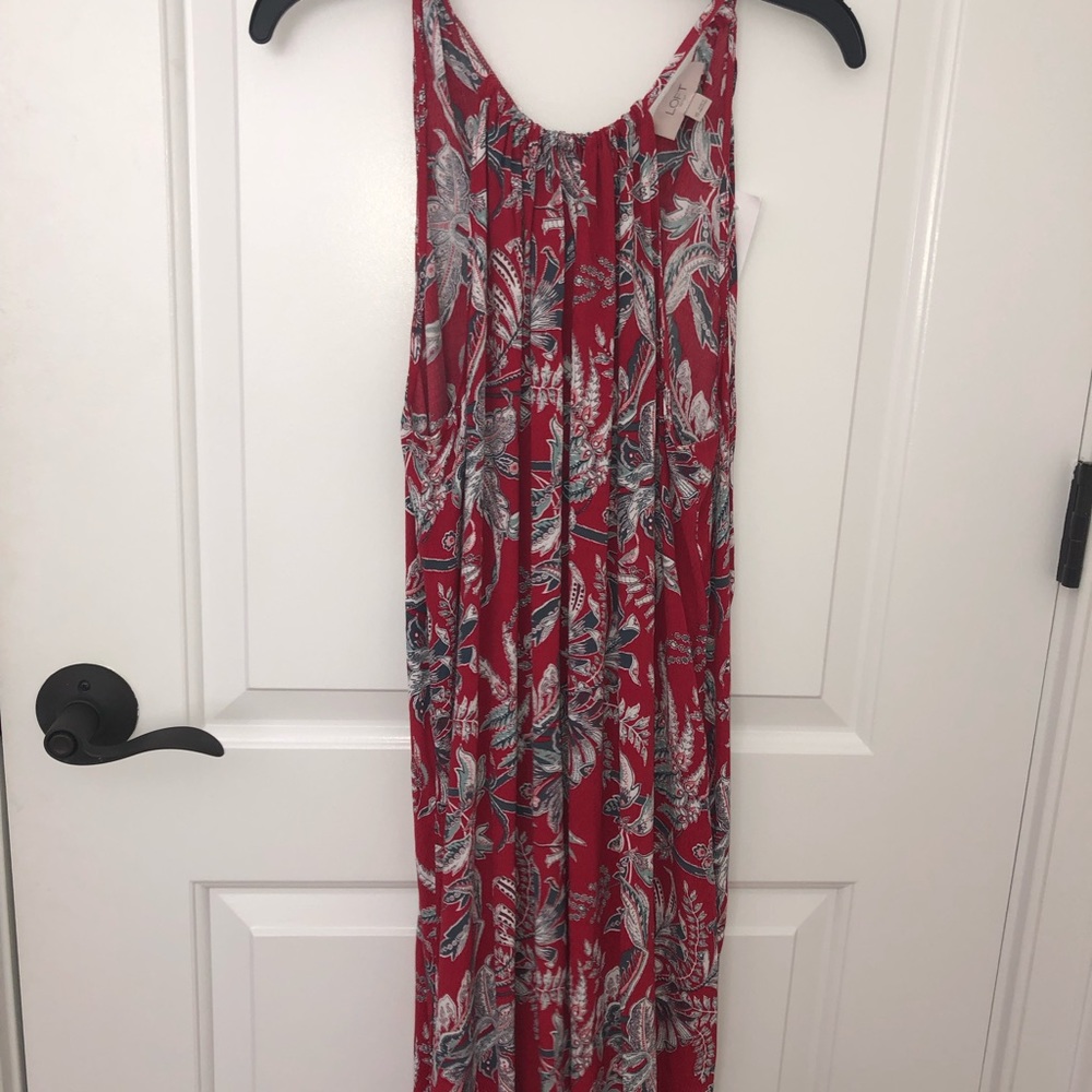 High Neck Knee-length Dress LOFT
